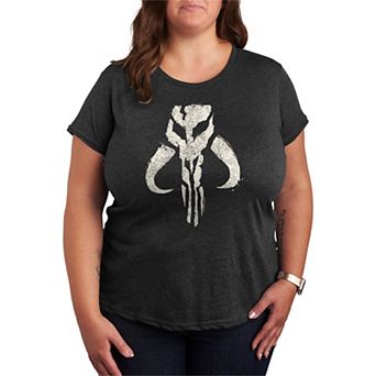 Plus Size Star Wars The Mandalorian Icon Graphic Tee