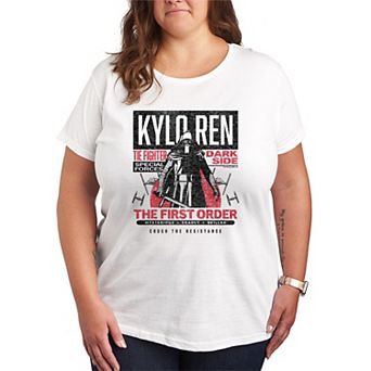 Plus Size Star Wars Kylo Ren The First Order Graphic Tee