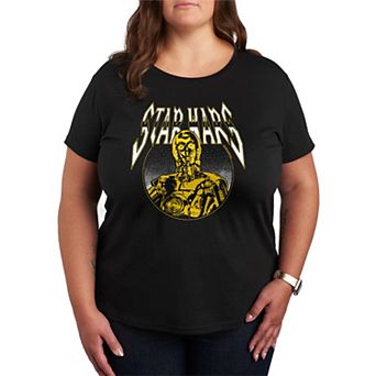 Plus Size Star Wars C-3PO Metal Graphic Tee