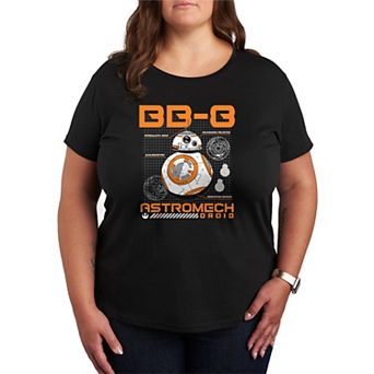 Plus Size Star Wars BB-8 Schematic Graphic Tee