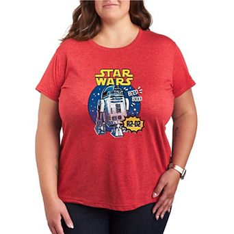 Plus Size Star Wars R2-D2 Comic Art Graphic Tee