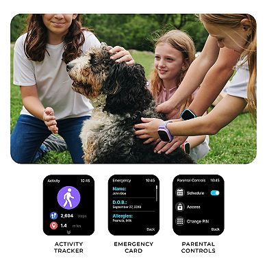 iTouch Smartwatch 25 STEM Games Camera Step Counter Audiobooks Bluetooth Splash Resistant