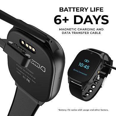 iTouch Smartwatch 25 STEM Games Camera Step Counter Audiobooks Bluetooth Splash Resistant