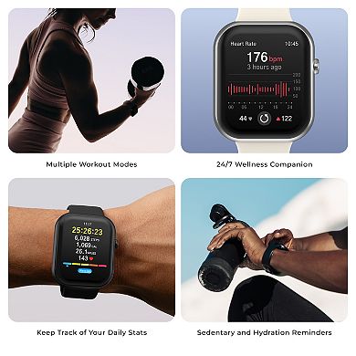 iTouch TOUCH AIR 5 Smartwatch 1.85-Inch AMOLED Display & Heart Rate Monitor