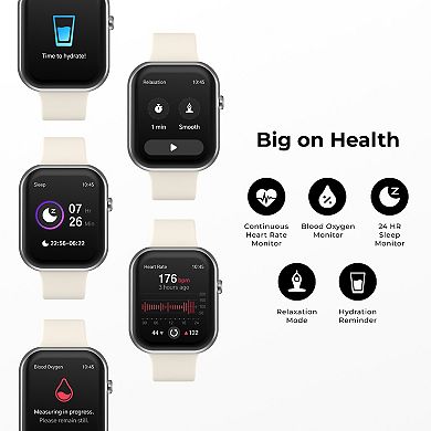 iTouch TOUCH AIR 5 Smartwatch 1.85-Inch AMOLED Display & Heart Rate Monitor