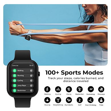 iTouch TOUCH AIR 5 Smartwatch 1.85-Inch AMOLED Display & Heart Rate Monitor