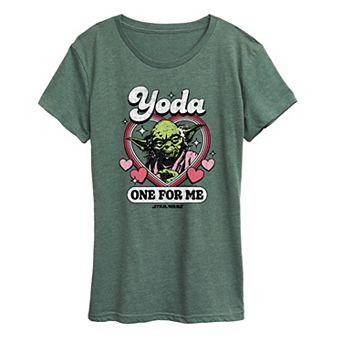 Women's Star Wars Yoda One For Me Graphic Tee