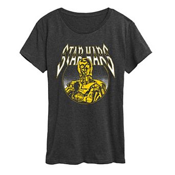 Women's Star Wars C-3PO Metal Graphic Tee