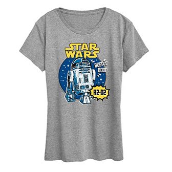 Women's Star Wars R2-D2 Comic Art Graphic Tee