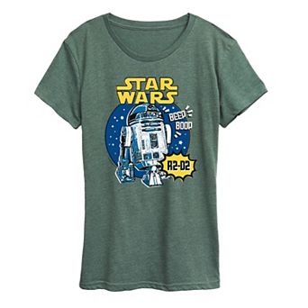 Women's Star Wars R2-D2 Comic Art Graphic Tee