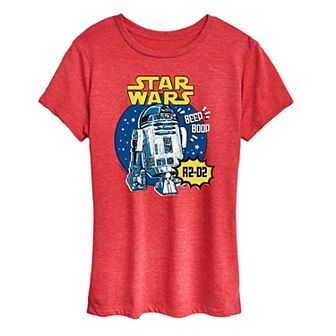 Women's Star Wars R2-D2 Comic Art Graphic Tee