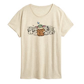 Women's Star Wars The Mandalorian Grogu Poses Graphic Tee