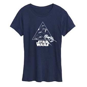 Women's Star Wars Ship Battle Graphic Tee
