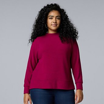 Plus Size Simply Vera Vera Wang Cozy Tunic