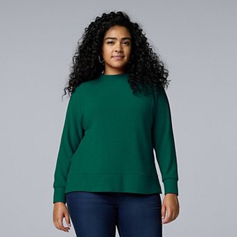 Plus Size Simply Vera Vera Wang Cozy Tunic