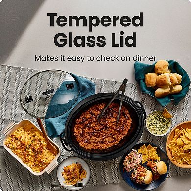 Chefman 7-qt. Programmable Slow Cooker with Locking Lid