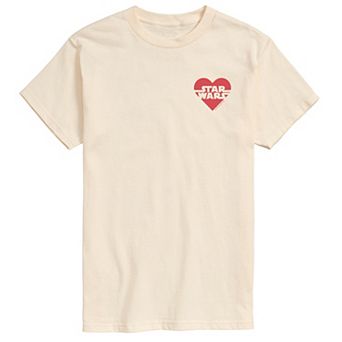 Men's Star Wars Heart Logo Graphic Tee