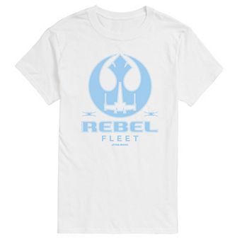 Men's Star Wars Rebel Fleet Flight Patch Graphic Tee