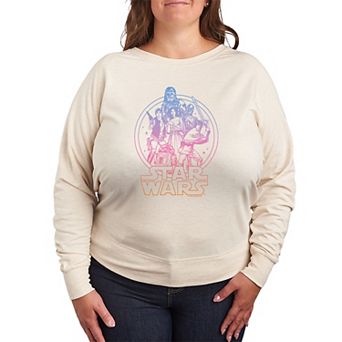 Plus Size Star Wars French Terry Long Sleeve Tee