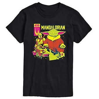 Men's Star Wars The Mandalorian Comic Cover Graphic Tee