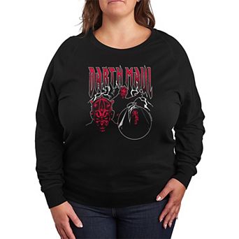 Plus Size Star Wars Darth Maul French Terry Long Sleeve Tee