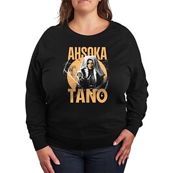 Plus Size Star Wars Ahsoka Tano Star Map French Terry Long Sleeve Tee