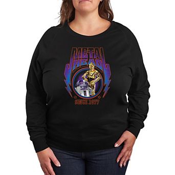 Plus Size Star Wars Metal Head Since 1997 French Terry Long Sleeve Tee
