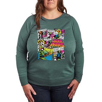 Plus Size Star Wars Boba Fett French Terry Long Sleeve Tee