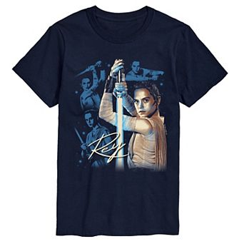 Men's Star Wars Rey Lightsaber Graphic Tee