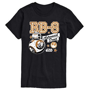 Men's Star Wars BB-8 Astromech Droid Collegiate Graphic Tee