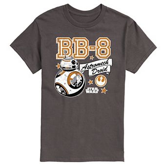 Men's Star Wars BB-8 Astromech Droid Collegiate Graphic Tee