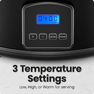 Chefman 8-qt. Digital Slow Cooker