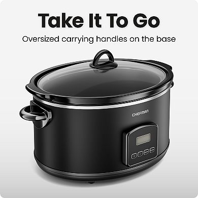 Chefman 8-qt. Digital Slow Cooker