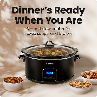 Chefman 8-qt. Digital Slow Cooker