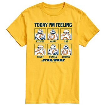 Men's Star Wars BB-8 Moods Today I'm Feeling Graphic Tee