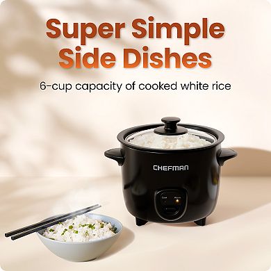 Chefman 6-Cup Compact Rice Cooker