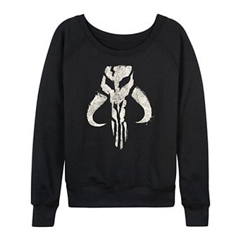 Women's Star Wars The Mandalorian Icon French Terry Long Sleeve Tee