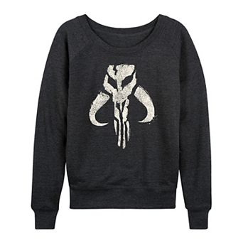 Women's Star Wars The Mandalorian Icon French Terry Long Sleeve Tee