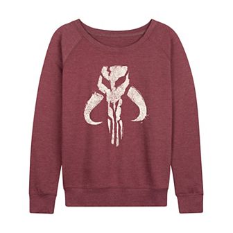 Women's Star Wars The Mandalorian Icon French Terry Long Sleeve Tee