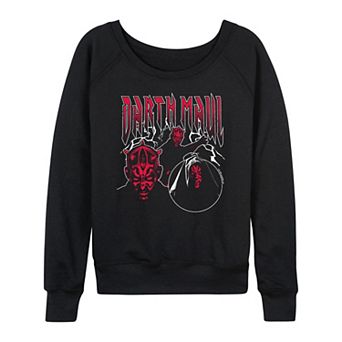 Women's Star Wars Darth Maul French Terry Long Sleeve Tee
