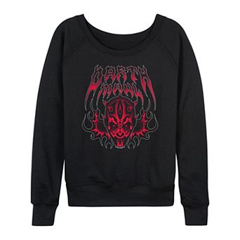 Women's Star Wars Darth Maul Heavy Metal French Terry Long Sleeve Tee