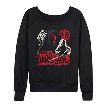 Women's Star Wars Darth Maul Join The Dark Side French Terry Long Sleeve Tee