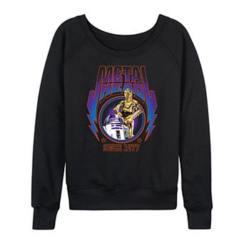Women's Star Wars C-3PO & R2-D2 French Terry Long Sleeve Tee