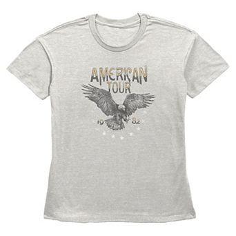 Women's American Tour 1982 Bald Eagle Graphic Tee