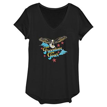 Women's American Eagle Freedom Tour Americana Graphic Tee