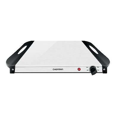 Chefman 2-in-1 Stainless Steel Buffet Server & Warming Tray