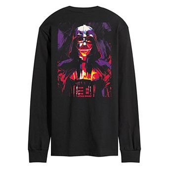 Men's Star Wars Dark Vader Inferno Long Sleeve Graphic Tee