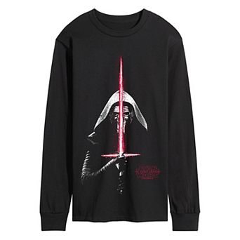 Men's Star Wars Kylo Ren Lightsaber Long Sleeve Graphic Tee