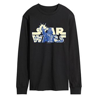 Men's Star Wars Logo Empire Long Sleeve Graphic Tee