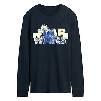 Men's Star Wars Logo Empire Long Sleeve Graphic Tee